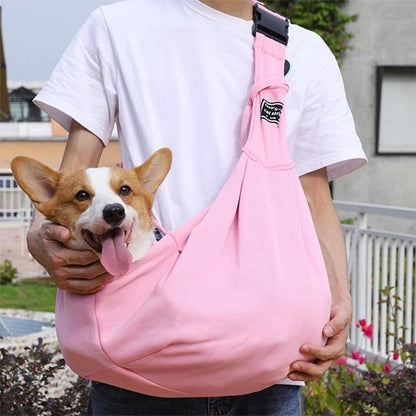 Sac de transport de chien rose