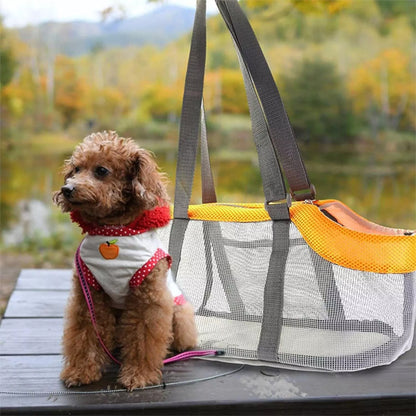 sac de transport pour chien style panier