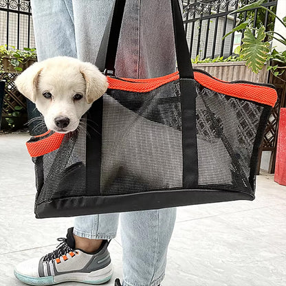 sac de transport pour chien rouge