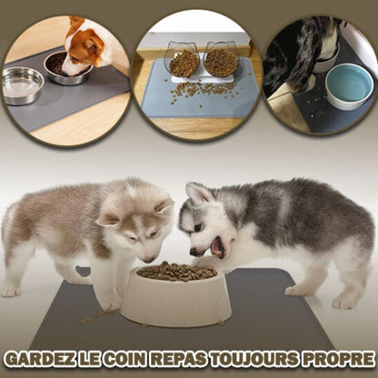 Tapis gamelle chien | Waposet™ - Je Promène Mon Chien